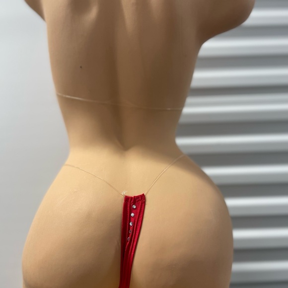 Red Rhinestone Bikini Set - Picture 10 of 11